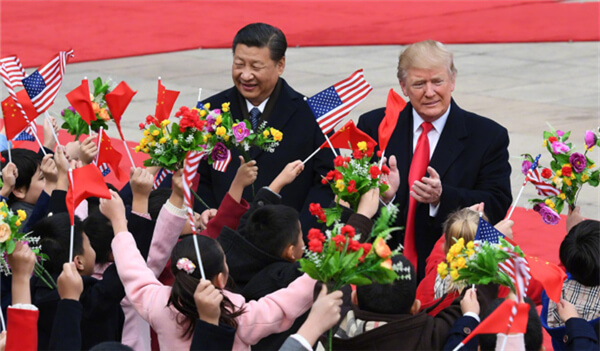 习近平离京赴美国举行中美元首会晤