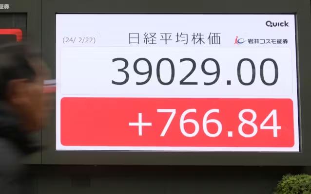 日经225指数刷新历史新高