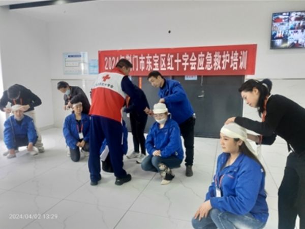 东宝区红十字应急救护培训进乡镇和企业